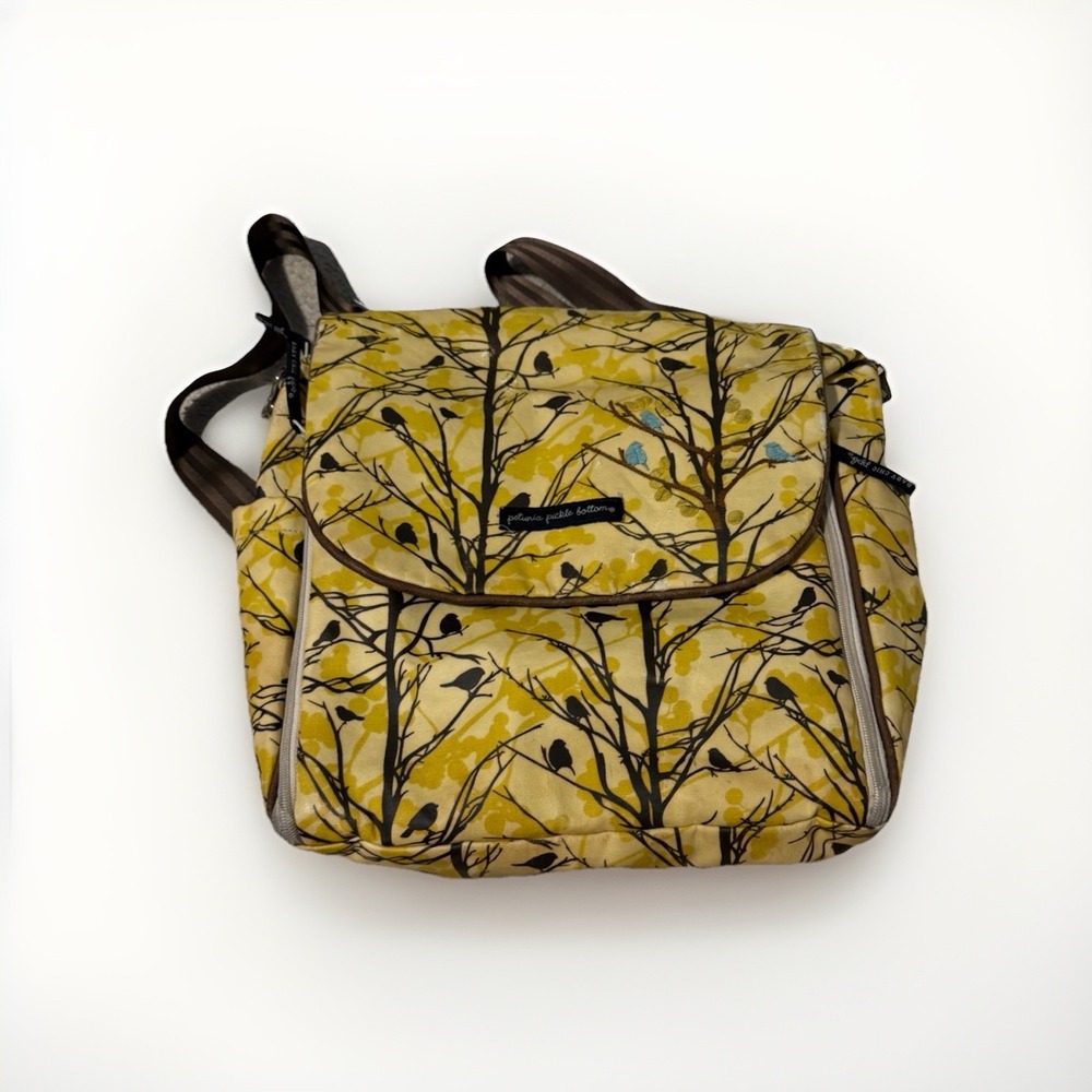 Petunia Pickle‎ Bottom Glazed Bird Print Backpack Diaper Bag